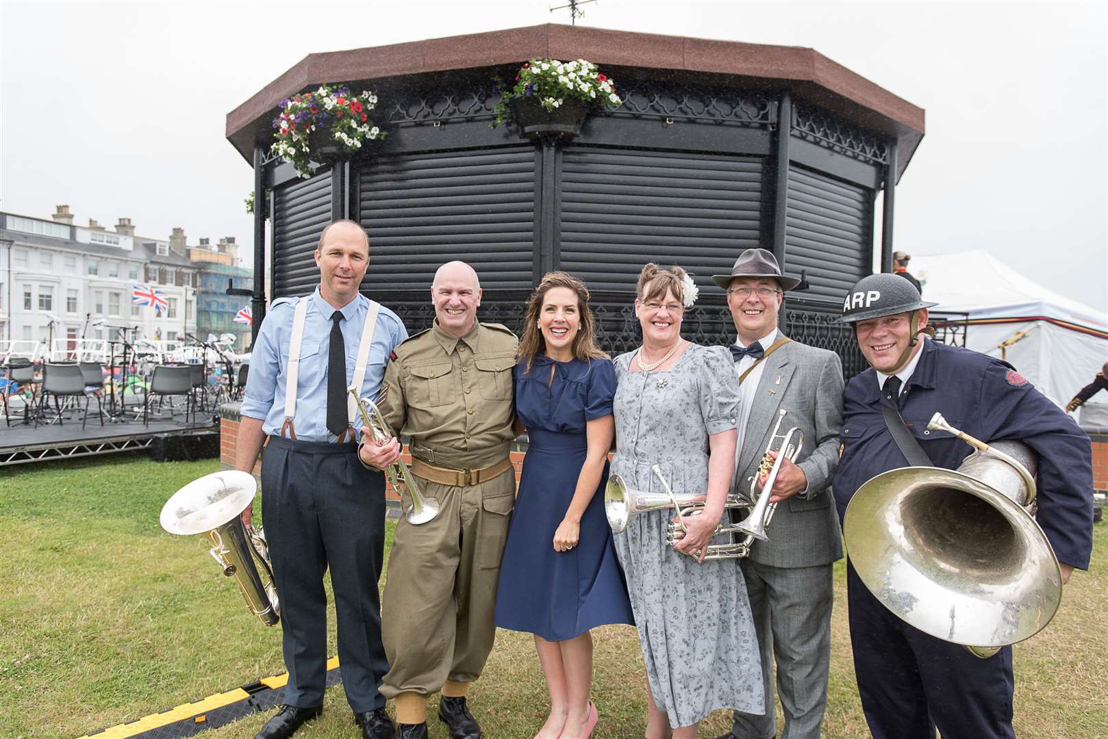 The Victory Wartime Band will provide music at the VJ Day Commemorative service by the Burma Star Association in Deal