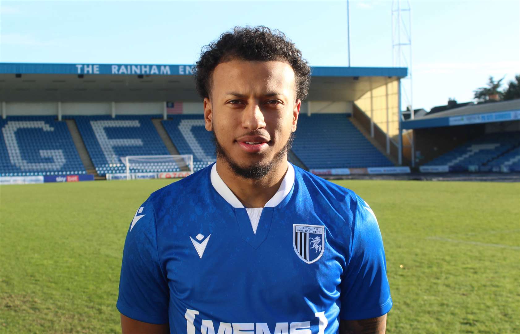 Jayden Clarke signed for Gillingham from Dulwich Hamlet but is waiting for his first senior appearance at the club Picture: GFC
