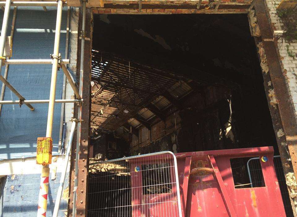 The former Granada cinema, in Castle Street, is being demolished. Picture taken by: Jemma Perry