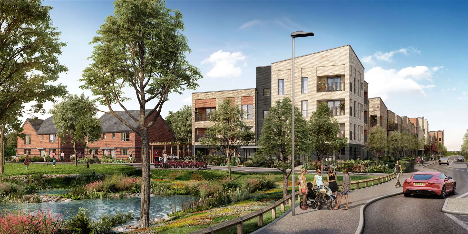 New homes have been announced for Ebbsfleet Garden City.