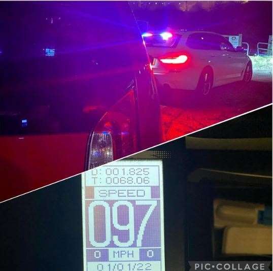 The driver was clocked doing 97mph (54031866)