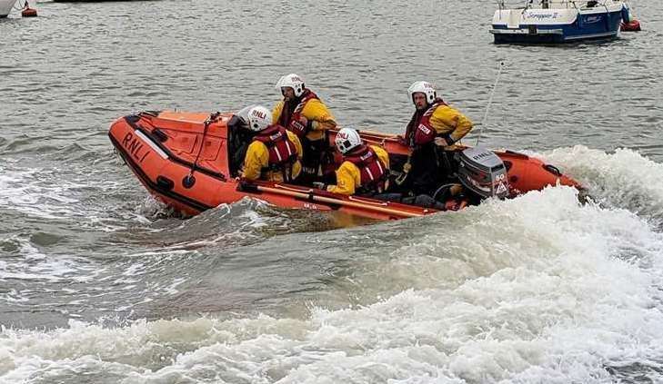 The inshore lifeboat at the Sheerness lifeboat station was also called last Tuesday. Picture: Sheerness RNLI