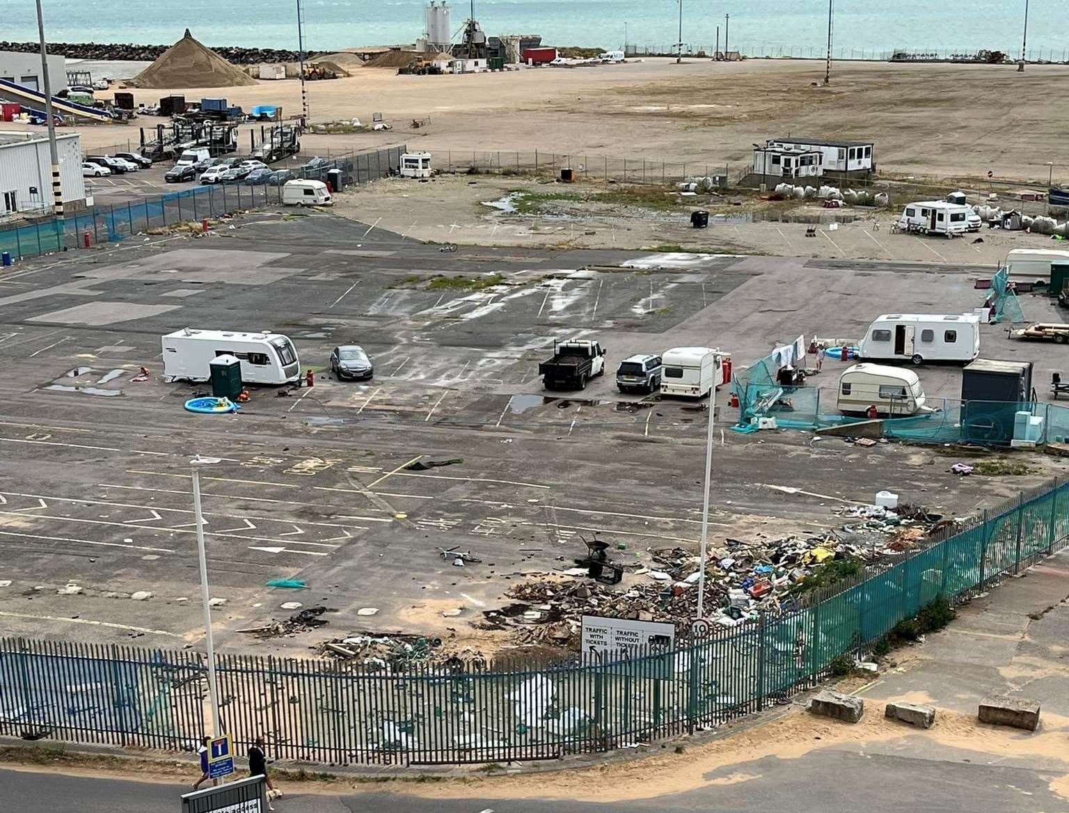 Fly-tipping at Ramsgate Port is being investigated