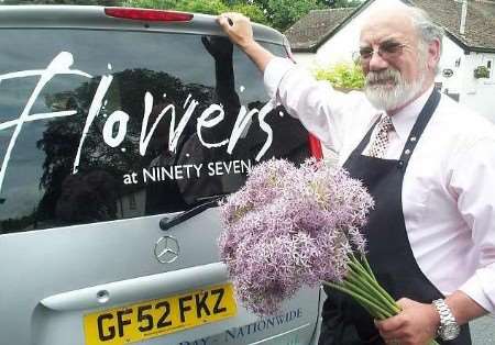 Robert McAllister, founder of Flowers at Ninety Seven, is hoping a testimony from Sir Elton John will help his business grow.
