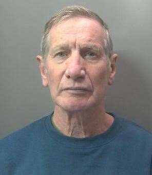 Leslie Gearing, 78, of McKenzie Road, Chatham was jailed for attempting to meet with a 13-year-old girl. Picture: Cambridgeshire Police