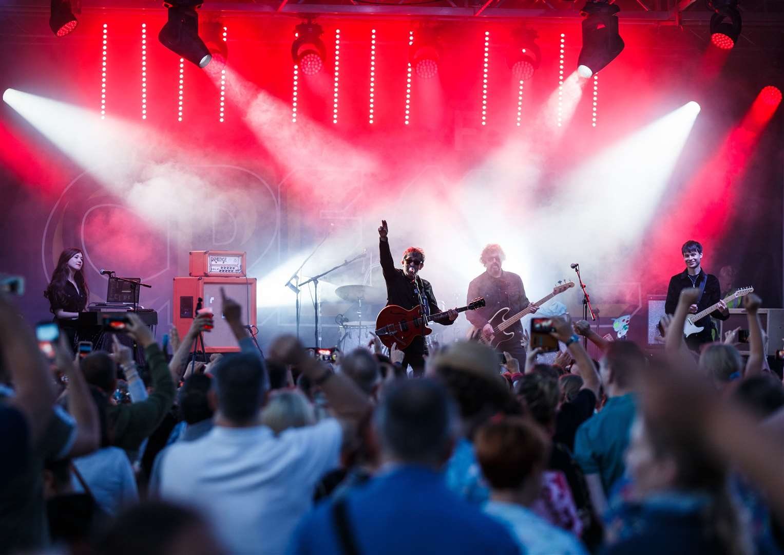 The Lightning Seeds brought their A-game to Create Festival, performing hits 'Three Lions', 'Pure' and 'Lucky You'. Picture: Matt Wilson (14102623)
