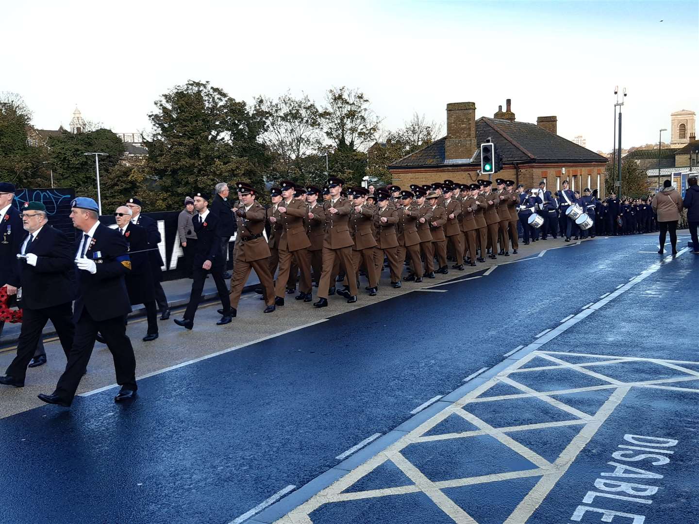 Medway remembers fallen soldiers and war casualties on Remembrance Sunday with the annual parade through Chatham