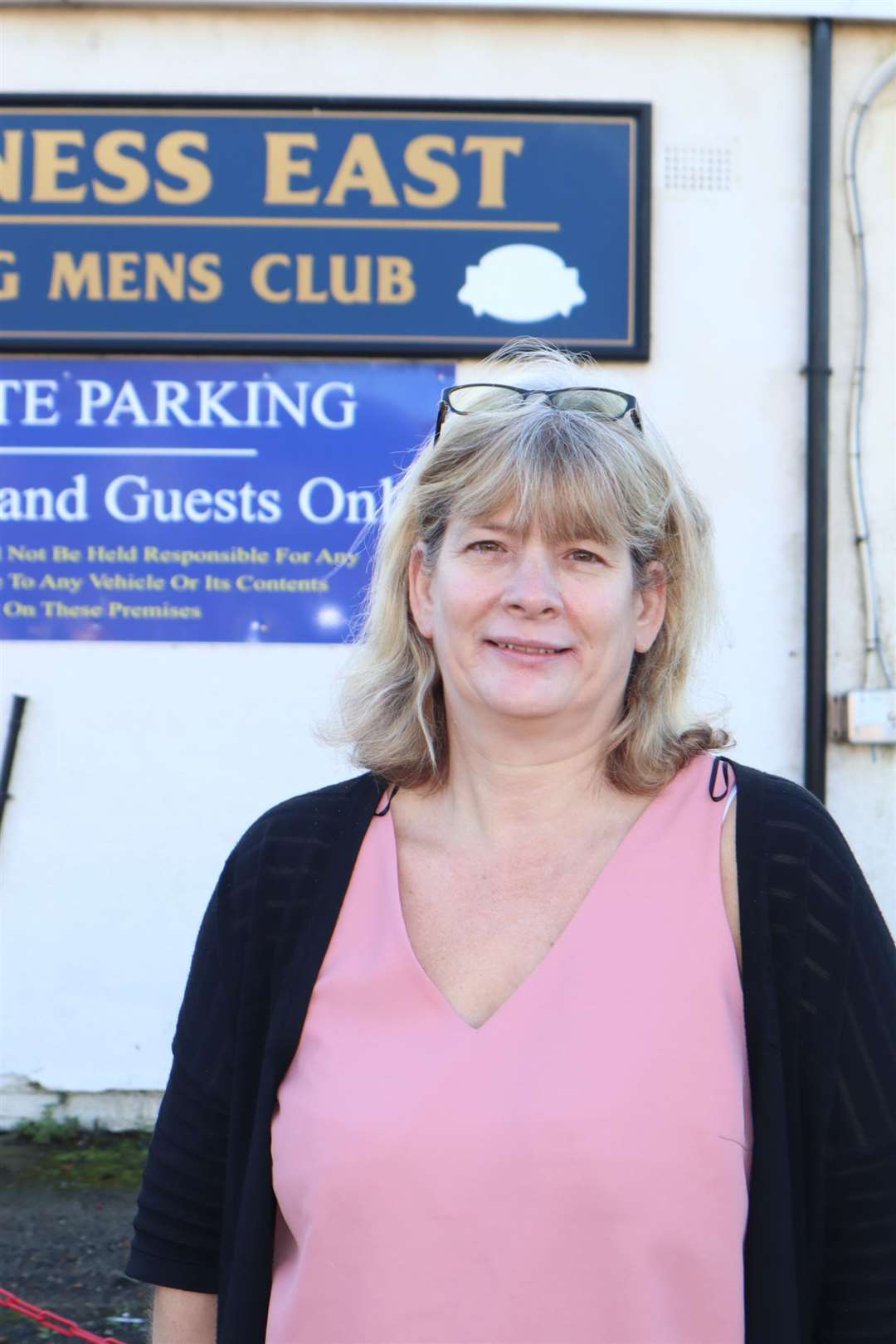 Paula Smith who runs Sheerness East Working Men's Club at Halfway