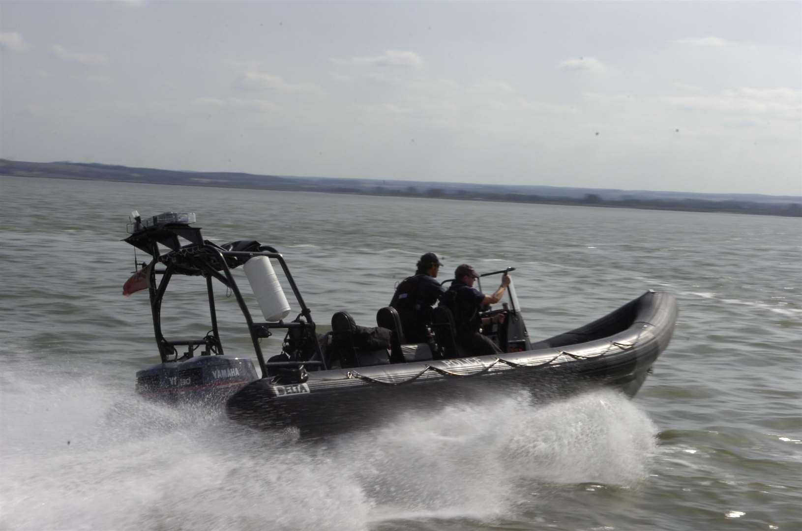 The Kent Police fast response patrol boat