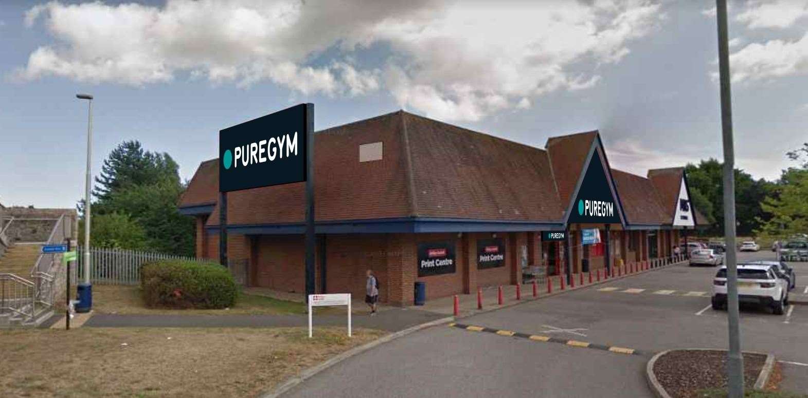 How PureGym is set to look on the Warren Retail Park in Ashford