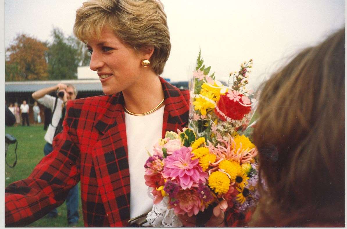 Princess Diana greets crowds at Tenterden (7504494)