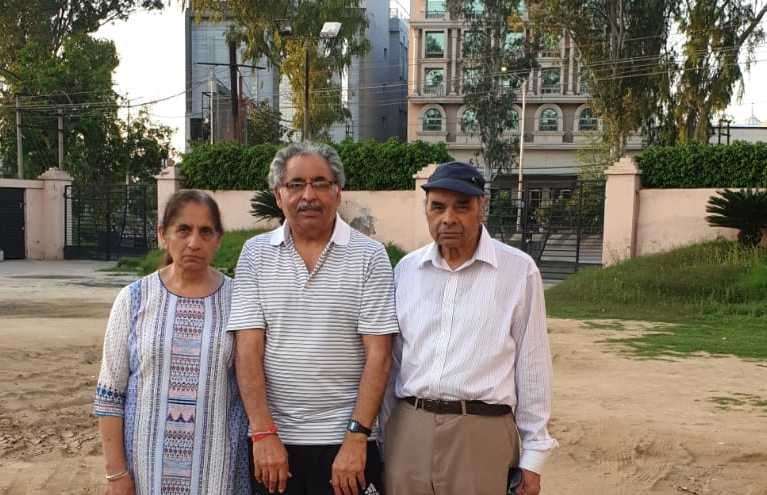 Cllr Brian Sangha, with wife Charnjit Sangha and fellow visitor Mr Jit Singh Dhillon in Punjab