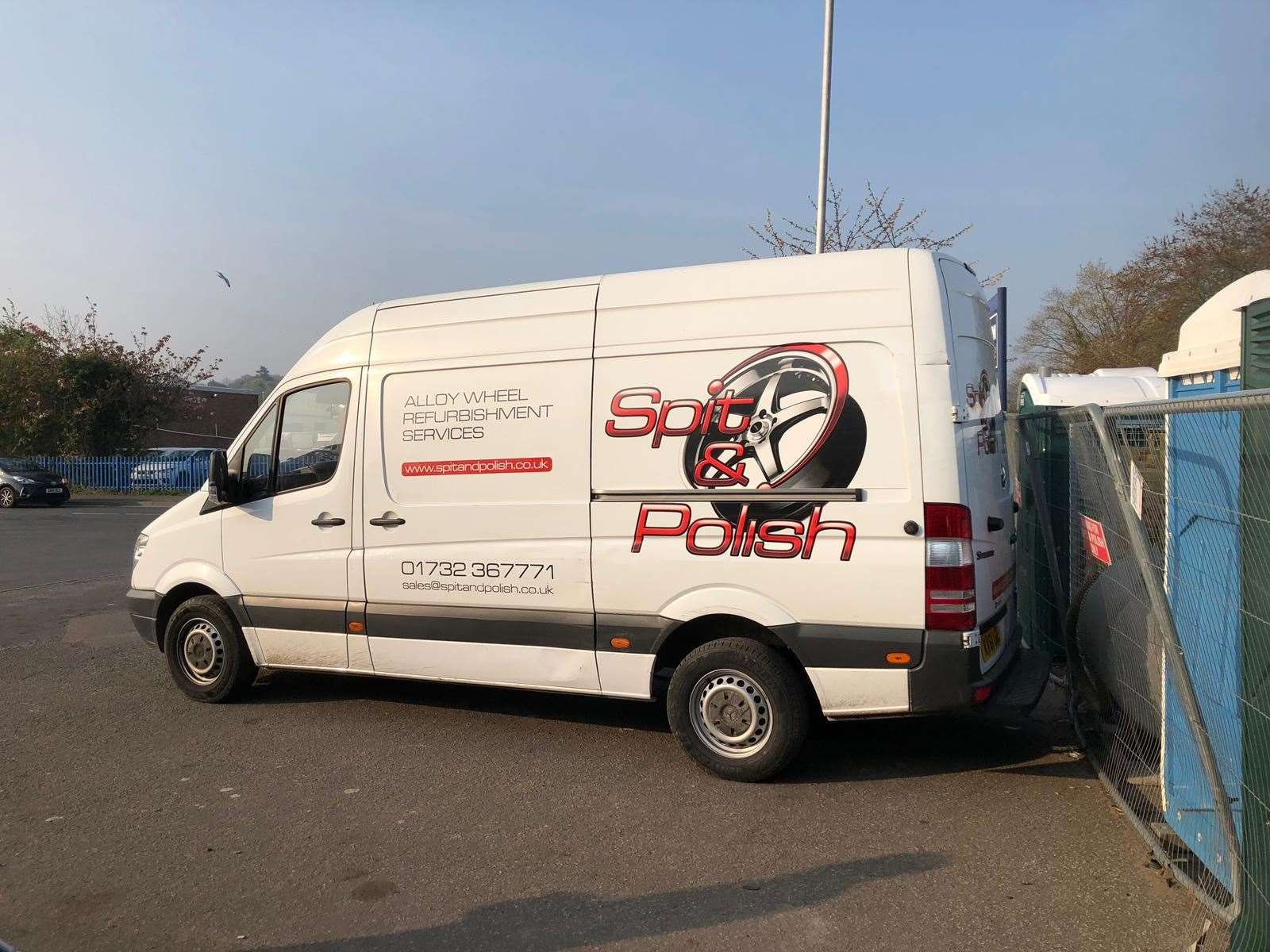 The van was stolen in the early hours of this morning