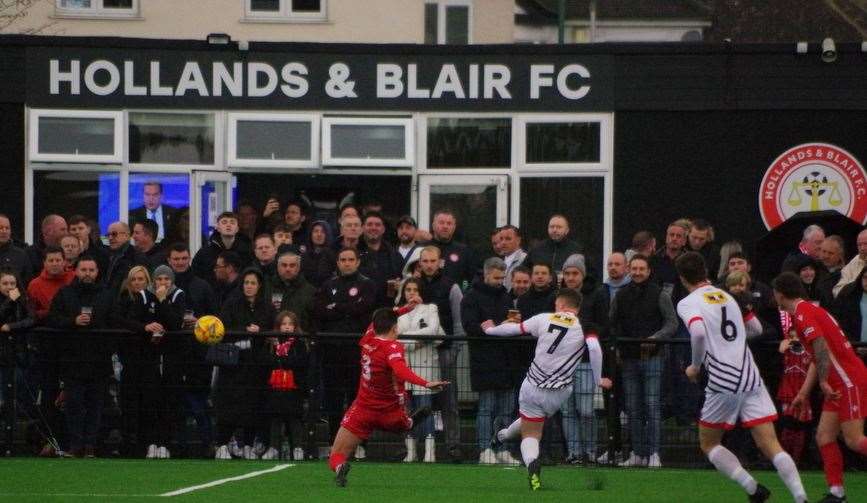 A record home crowd for Hollands & Blair on Saturday at Star Meadow Picture: John Anderson