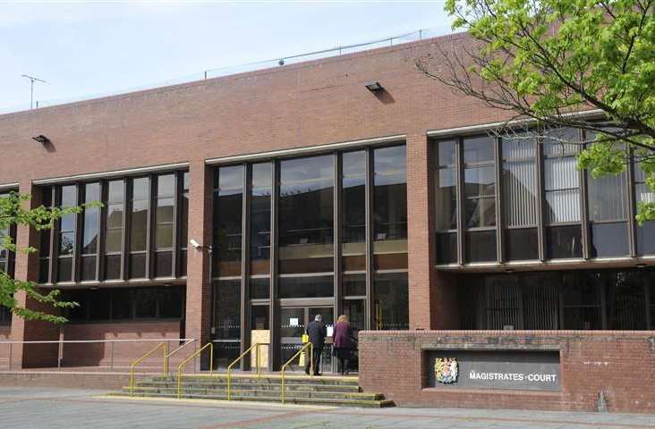 Andrew Hindry appeared at Folkestone Magistrates' Court to be sentenced