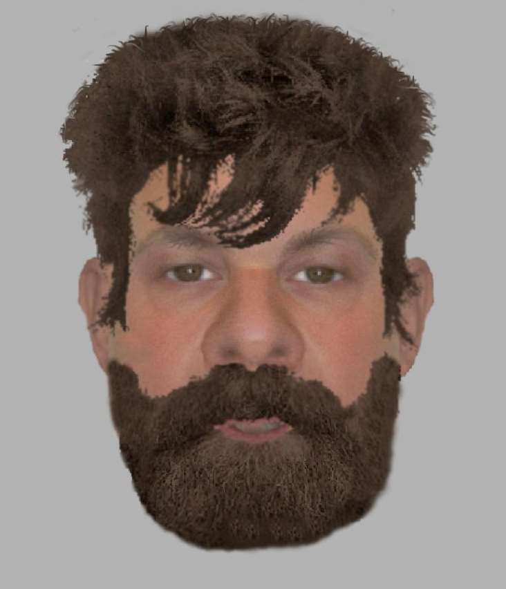 Police have issued this e-fit of a man they would like to talk to about a sexual assault in Rope Walk, Chatham.