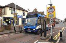 Pic to go with story about abuse of busgates in Ashford