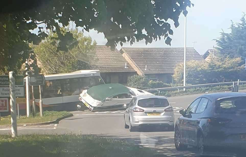 The boat on Blackbull Road. Picture: Sara Godley