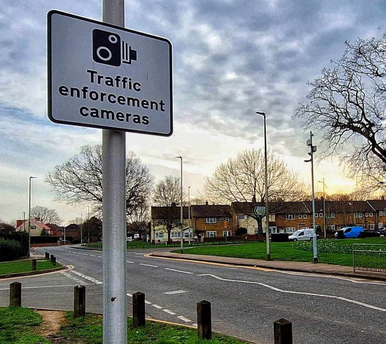 An ANPR camera has already installed outside St Thomas More Catholic Primary. Picture: Lynne Williams