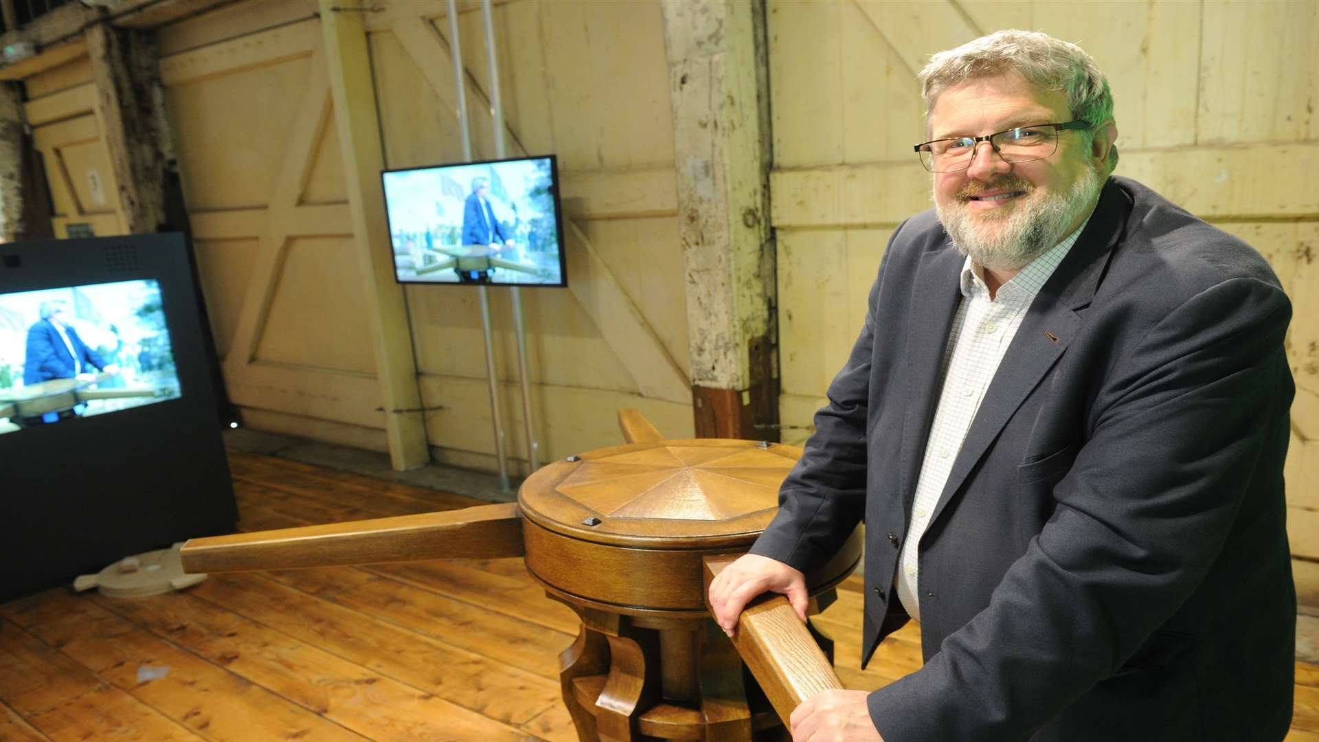 Richard Holdsworth, preservation and education officer at Chatham's Historic Dockyard