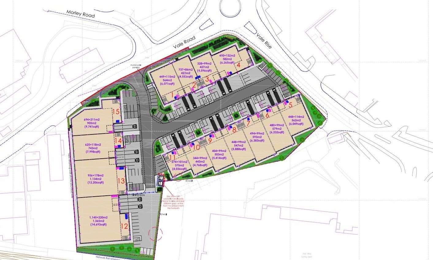 What the proposed Tonbridge Trade Park site layout could look like