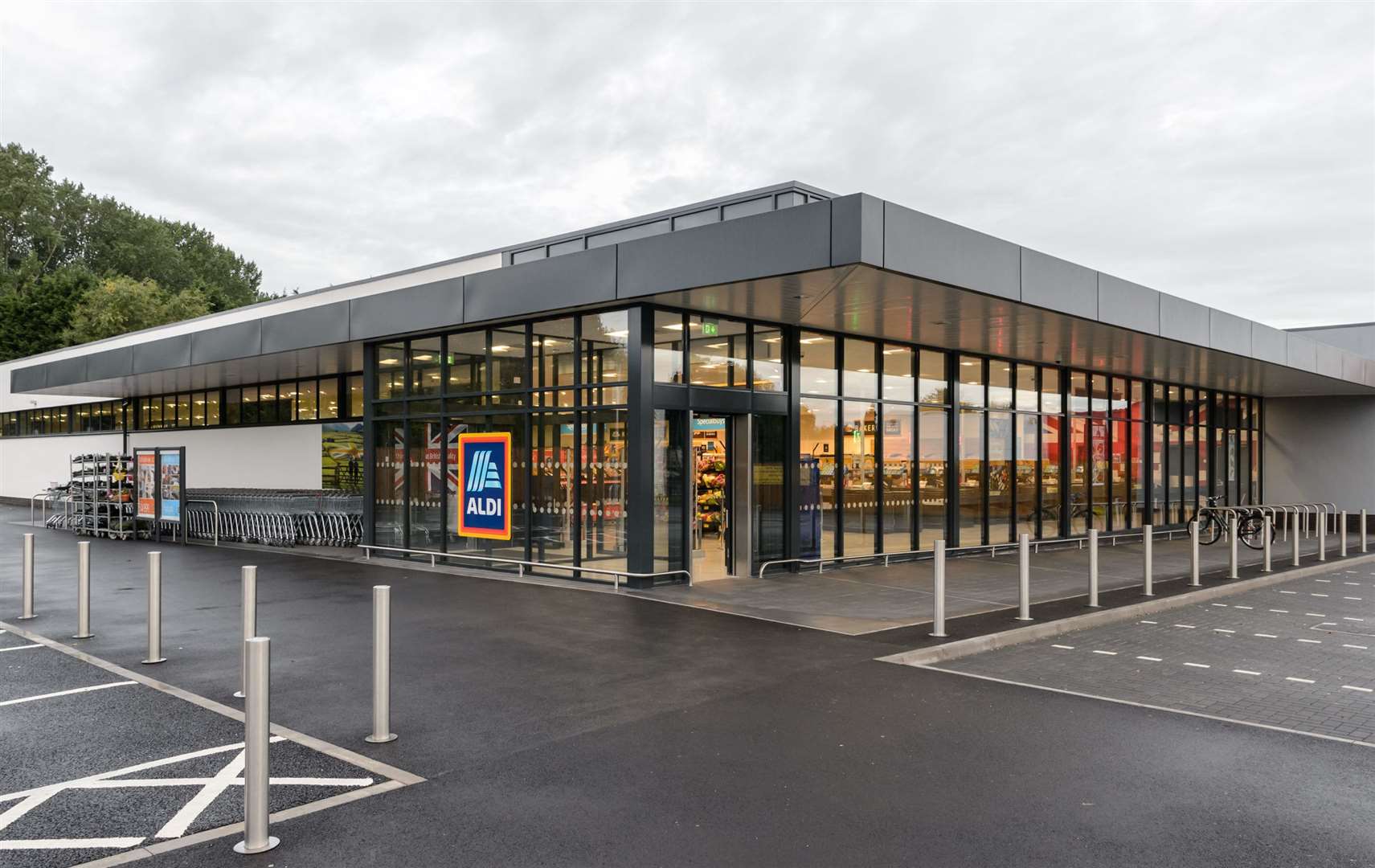 How the new Aldi store in Kings Hill could look. Picture: Simon Hadley