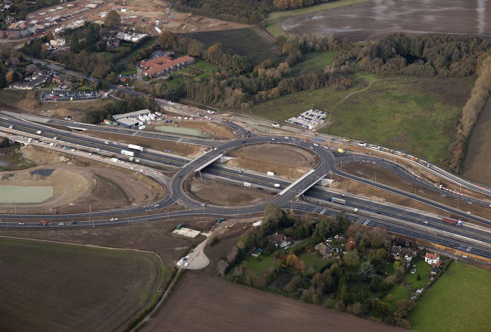 Junction 10a from above. Picture: Ady Kerry