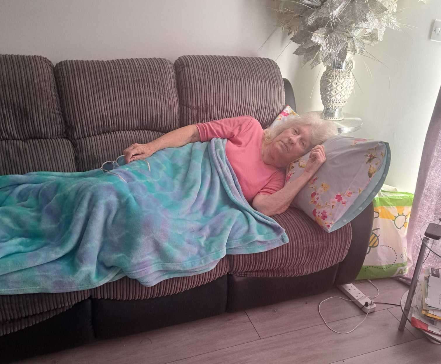 Doreen has been forced to move out and sleep on her son's couch