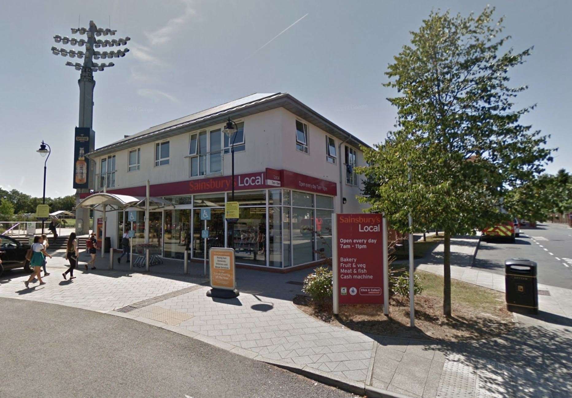 The Sainsbury's in Old Dover Road, Canterbury. Picture: Google