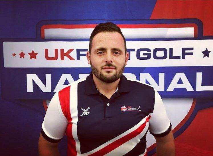 Blake Cavender will represent the UK in the Footgolf World Cup