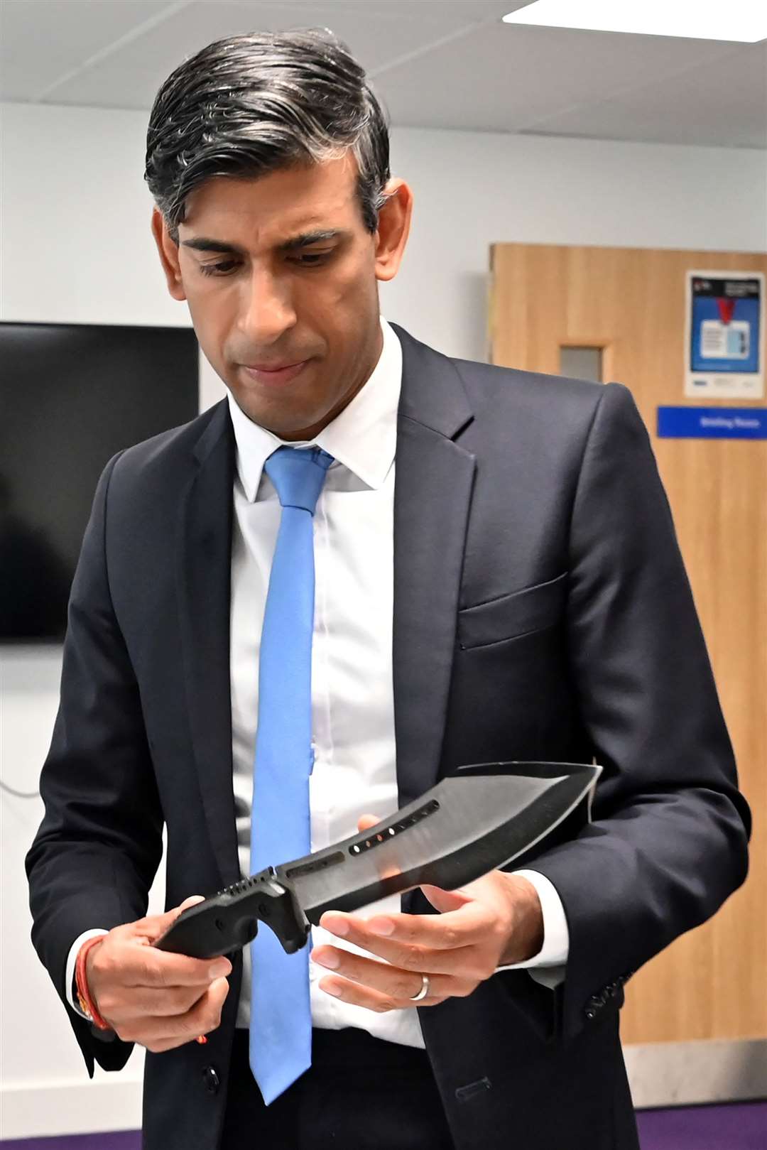 Prime Minister Rishi Sunak described every life lost to knife crime as ‘a tragedy’ (Justin Tallis/PA)