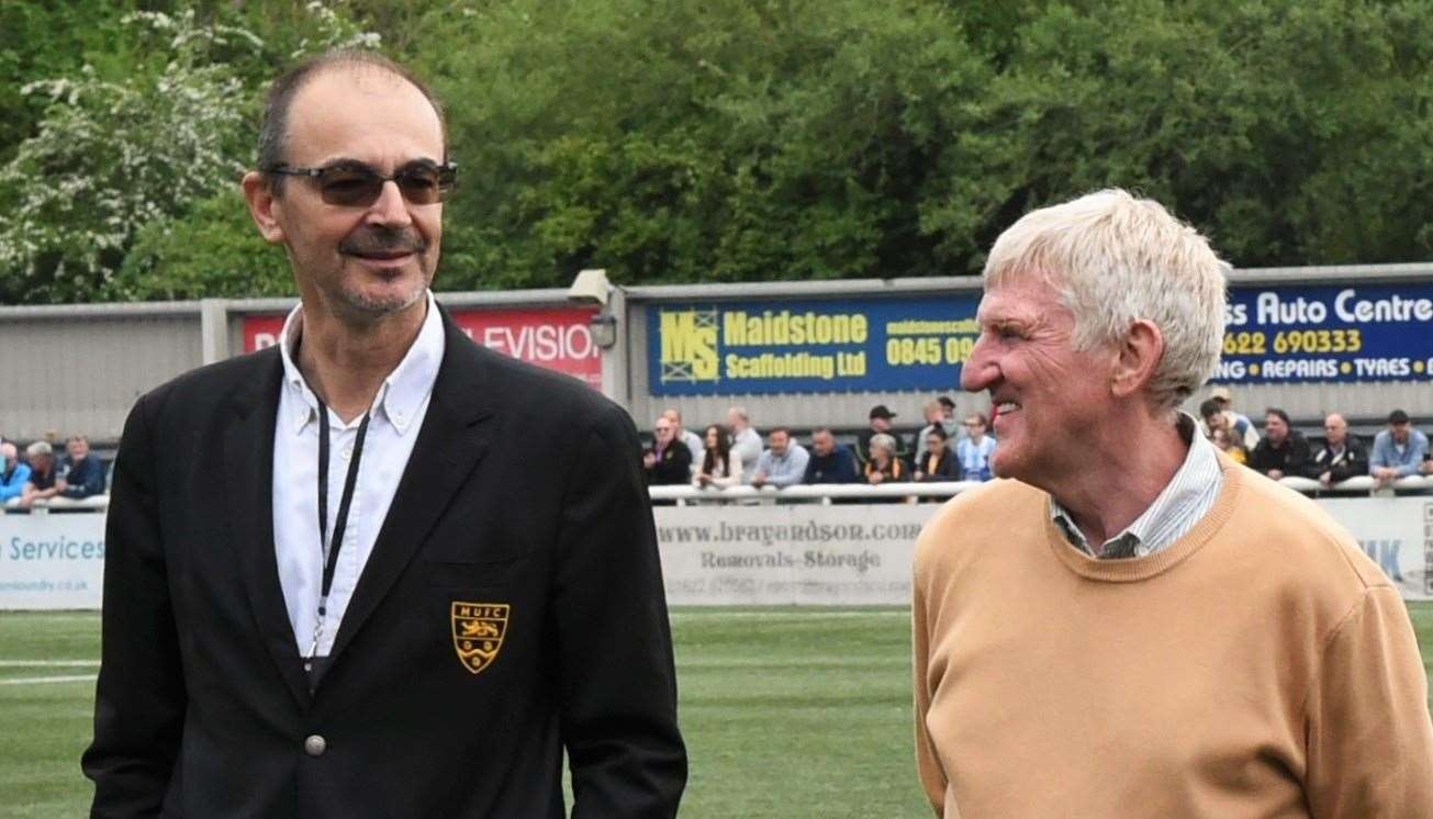 Maidstone co-owners Oliver Ash and Terry Casey. Picture: Steve Terrell