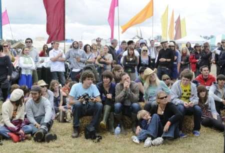 Crowds enjoy the music at last year's Lounge On The Farm Festival. Picture: Paul Amos