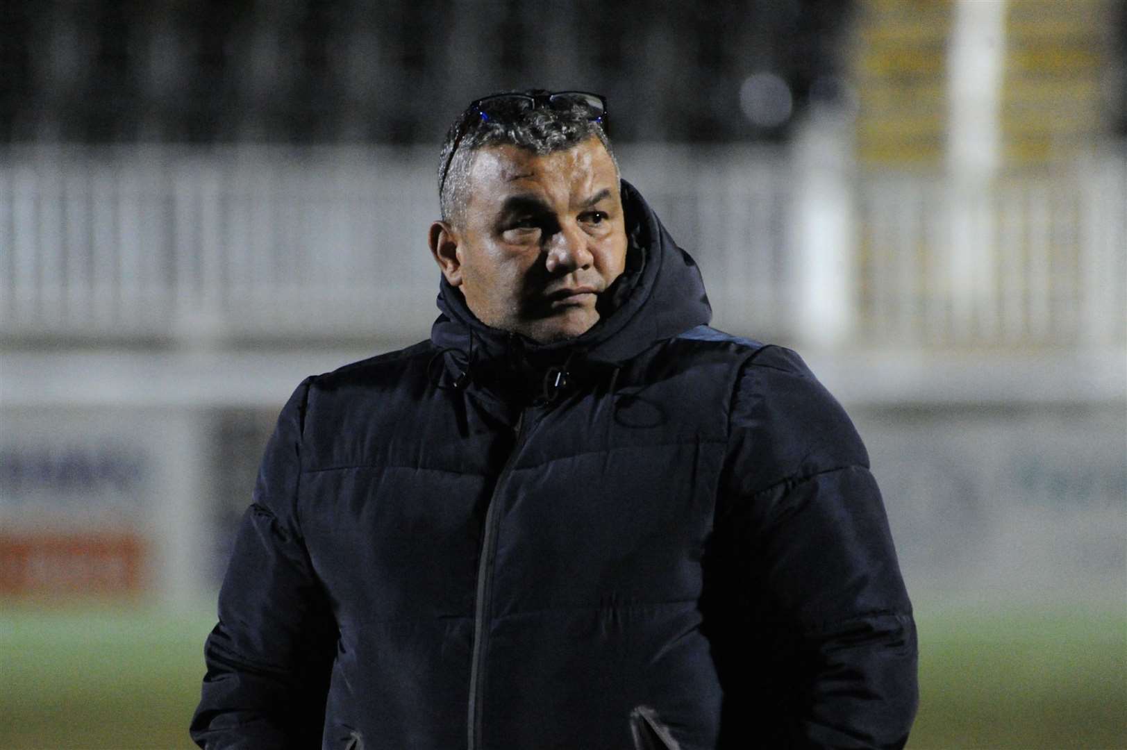 Maidstone United manager Hakan Hayrettin is putting together a team but when they next play is uncertain Picture: Steve Terrell