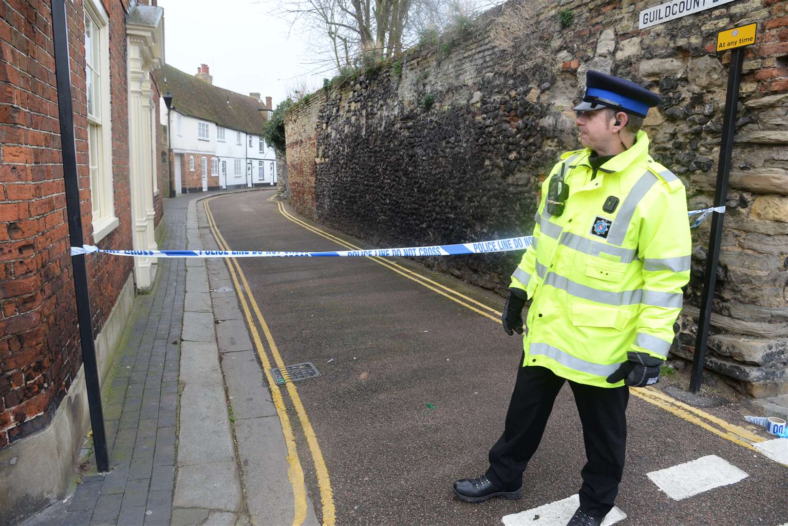 Police closed off Guildcount Lane, Sandwich following an incident on Wednesday afternoon.