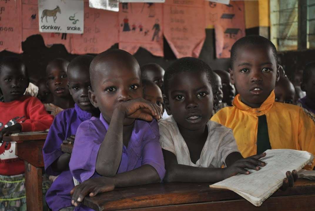 Children in just one of the schools in Uganda that Build Africa is trying to support