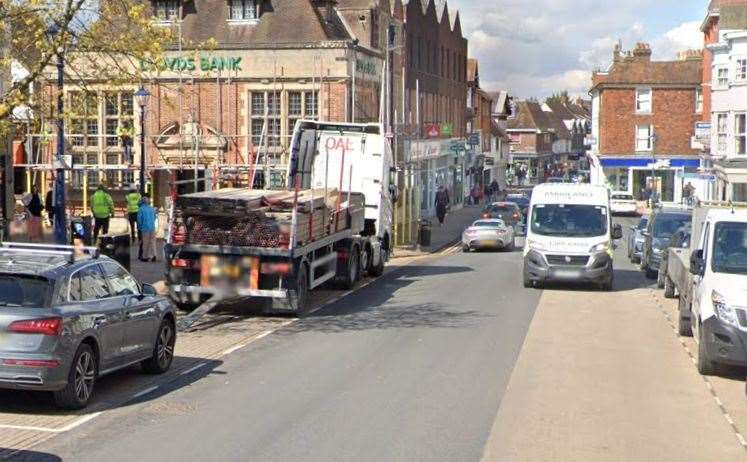 Police were called to a business in Sevenoaks high street this morning. Picture: Google