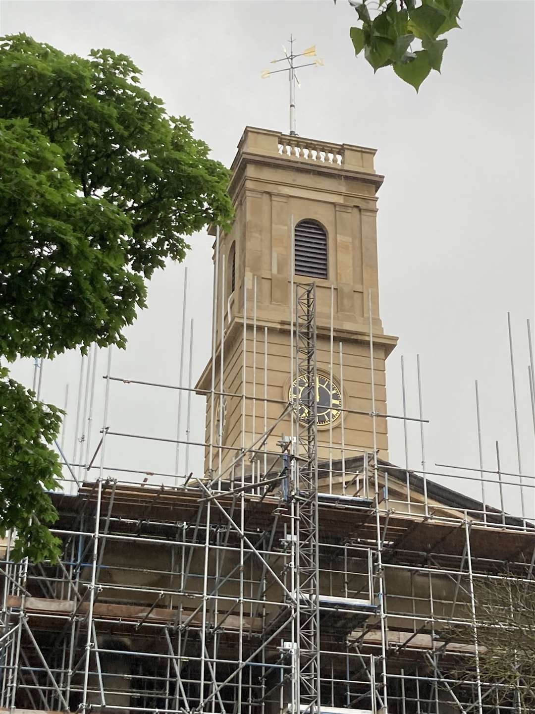 Dockyard Church, Blue Town, is nearing the end of its restoration