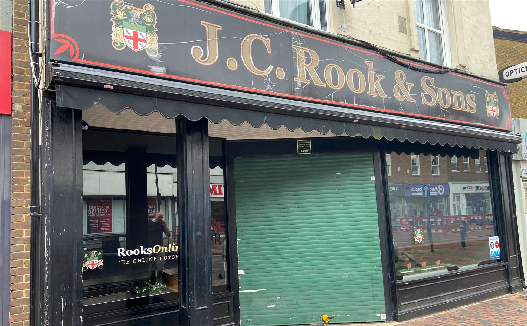 JC Rook and Sons butchers closed in Sittingbourne High Street