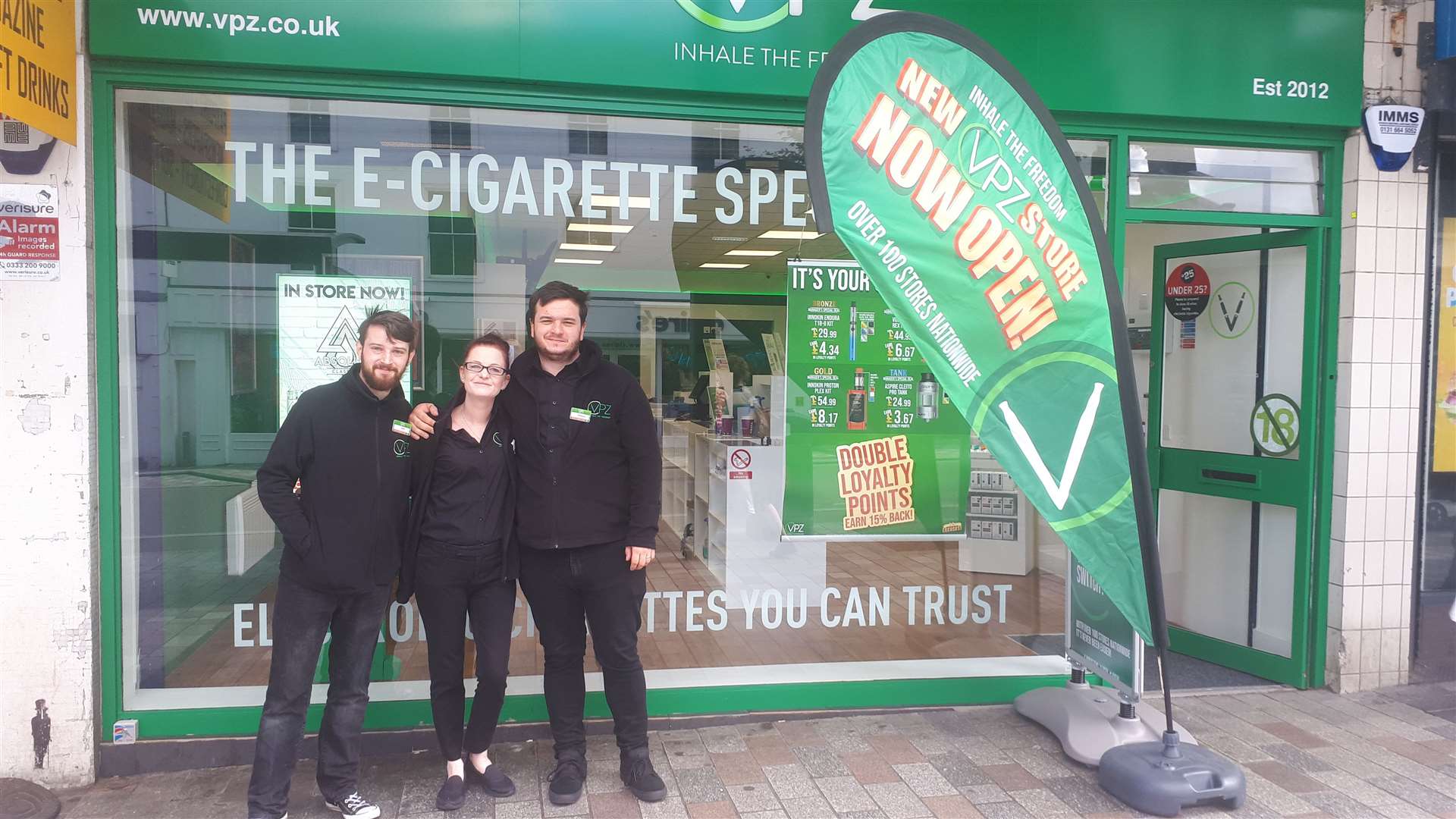 VPZ staff outside the new store in Maidstone (12350584)