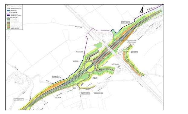 Updated plans for the improved Stockbury roundabout. Picture: Highways England (5232432)