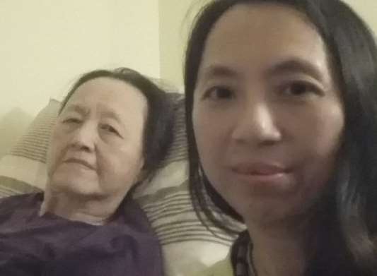Siu Hua Teh, 75, left, and her daughter Li Goh-Piper