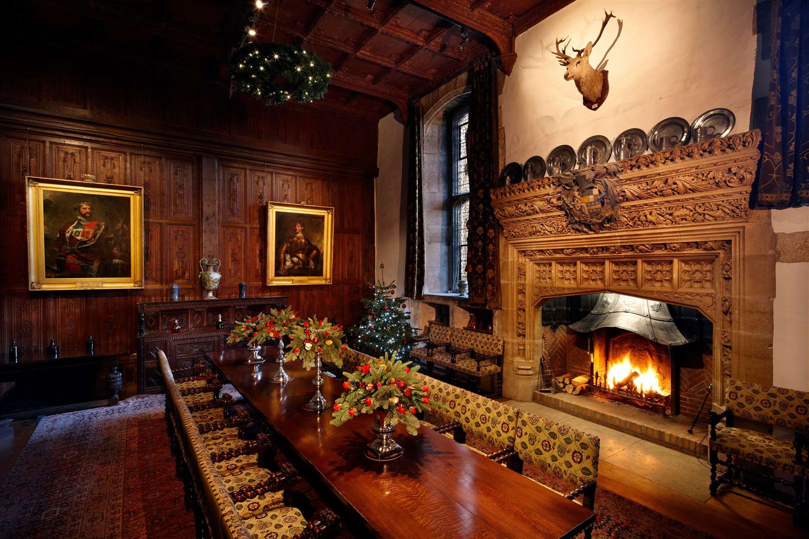 The historic Hever Castle is open for Christmas right up until January 2 Picture: Hever Castle and Gardens