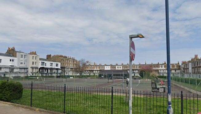 The courts in Spencer Square, Ramsgate are already open for bookings. Picture: Google