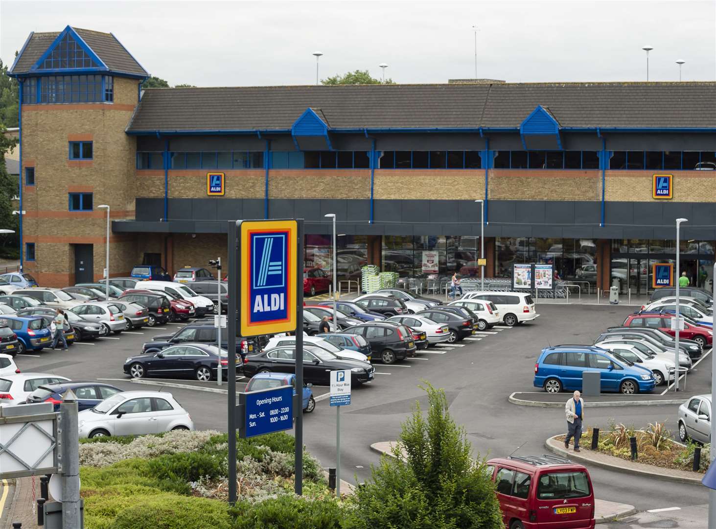 The Aldi store, at The Orchards Shopping Centre, Dartford has undergone a major refurbishment. Picture: Andy Payton
