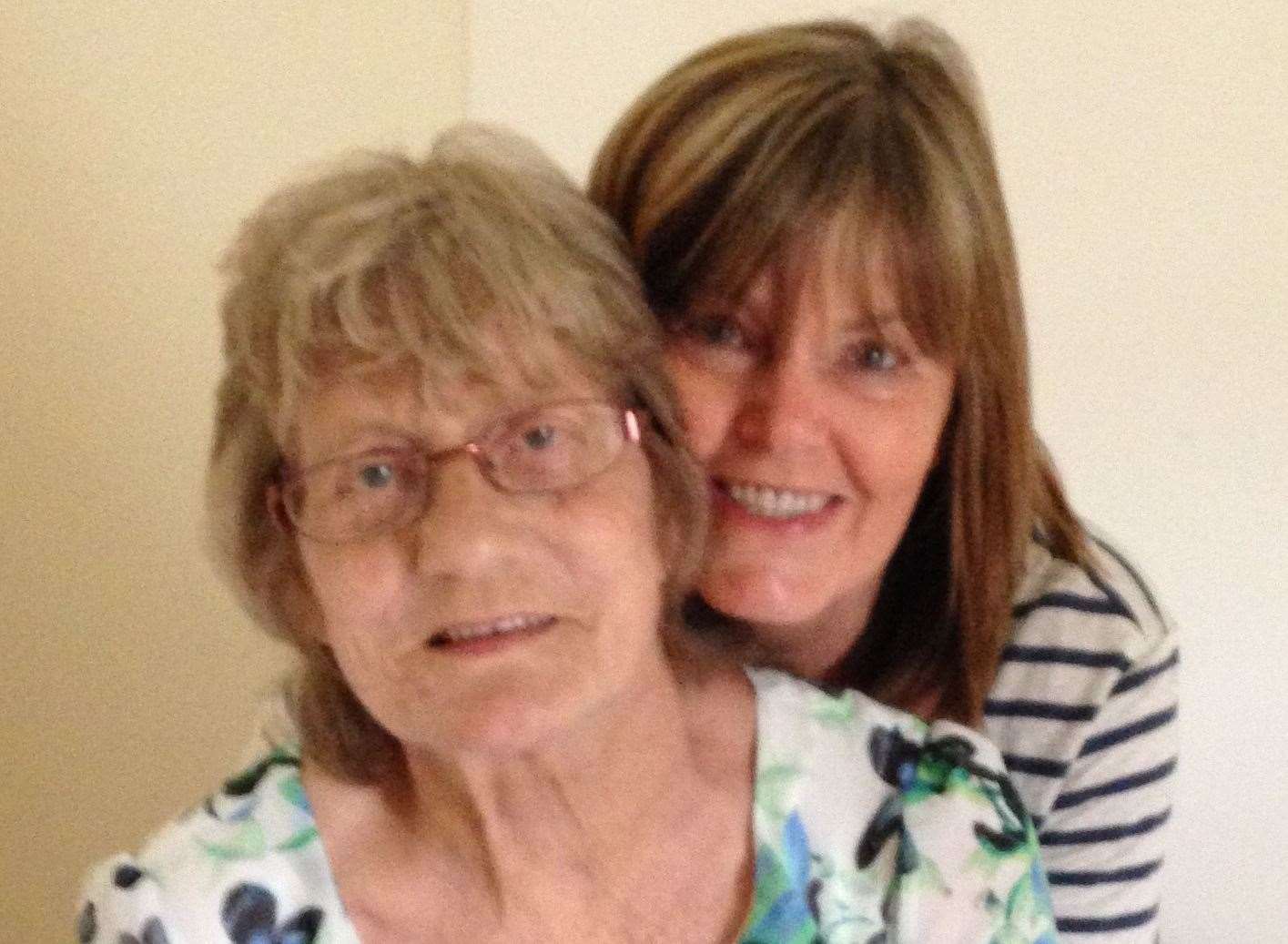 Joyce Ashbrooke who was at Sittingbourne's Frank Lloyd dementia unit with her daughter Christine Sims