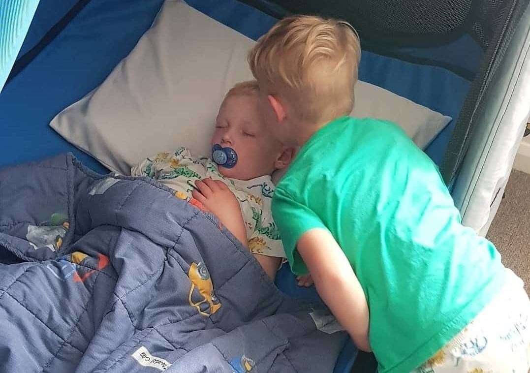 Freddie helps care for little brother Ralph