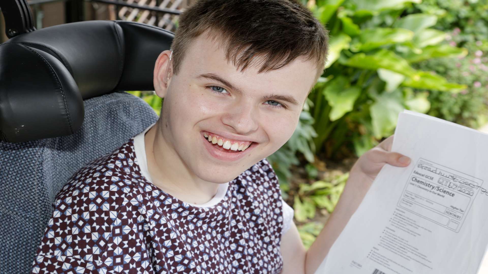 George Broadhurst, who was born premature at 27 weeks, has overcome many challenges and taken his qualification in statistical maths and core science a year early.