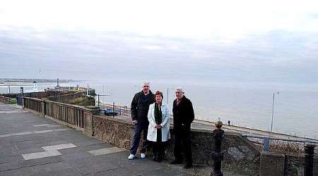 Councillors Clive Hart, Iris Johnston and John Watkins who are fighting to preserve the much-loved view from the Rendezvous