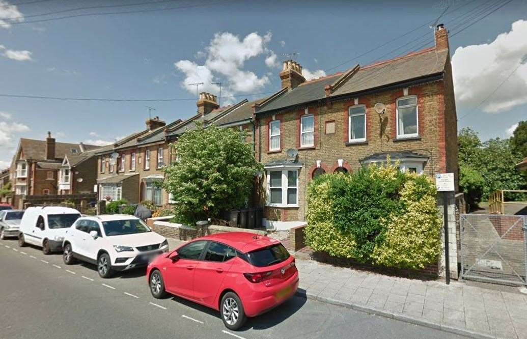 Cissie lived at 4 Kingsbury Villas (second house from the right) in King's Road, Herne Bay. Picture: Google Street View